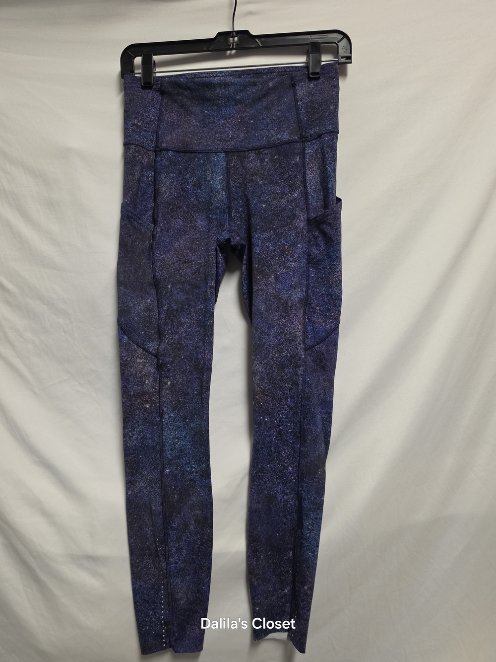 lululemon athletica Blue-Purple Galaxy Print Leggings